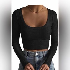 NWOT - Women's Ribbed Long Sleeve Tee